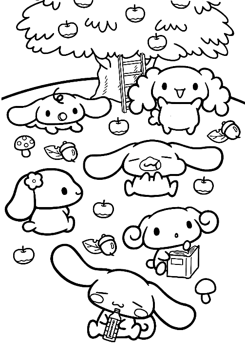 100+ Sanrio Coloring Page Ideas: Hello Kitty and Friends Fun 67