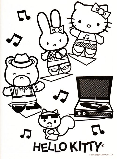 100+ Sanrio Coloring Page Ideas: Hello Kitty and Friends Fun 72