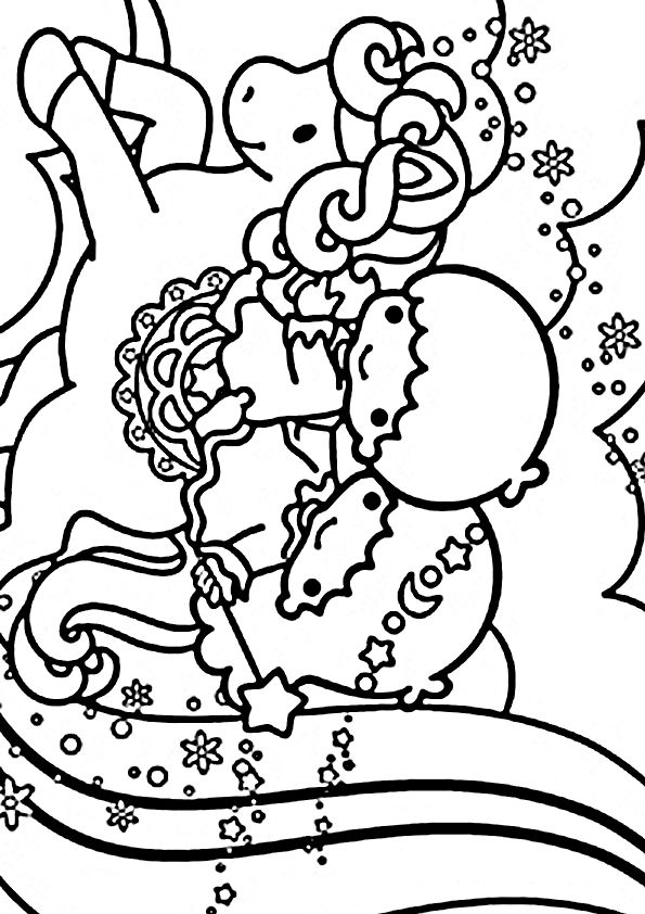 100+ Sanrio Coloring Page Ideas: Hello Kitty and Friends Fun 78