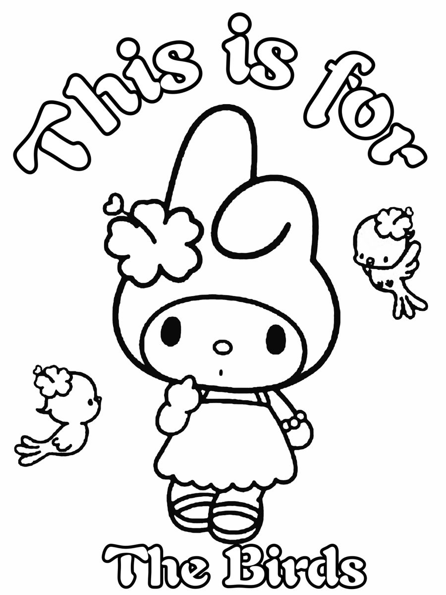 100+ Sanrio Coloring Page Ideas: Hello Kitty and Friends Fun 91