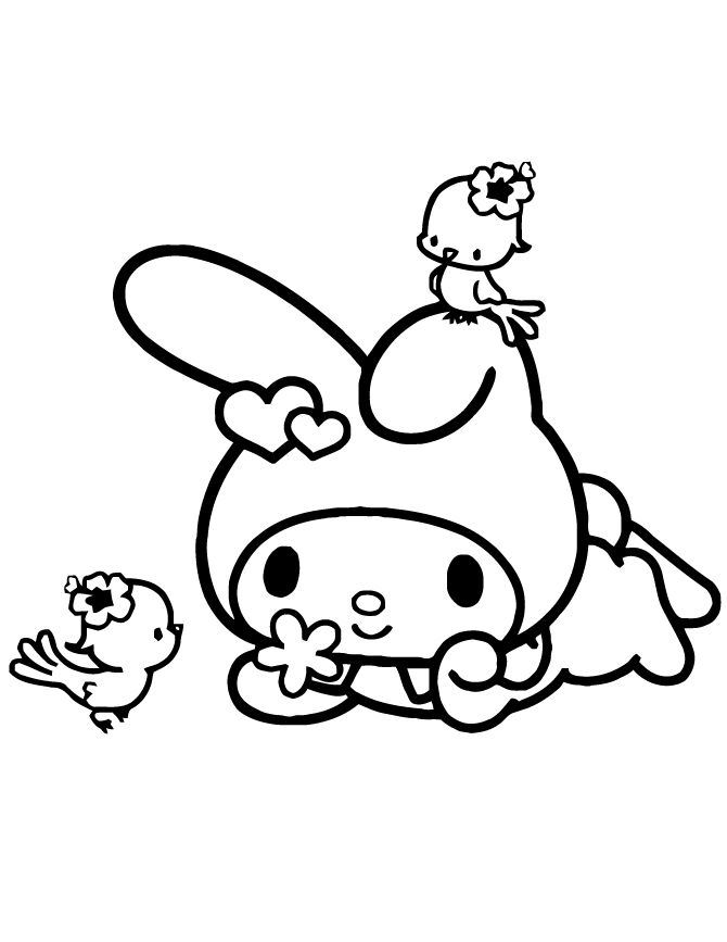 100+ Sanrio Coloring Page Ideas: Hello Kitty and Friends Fun 94