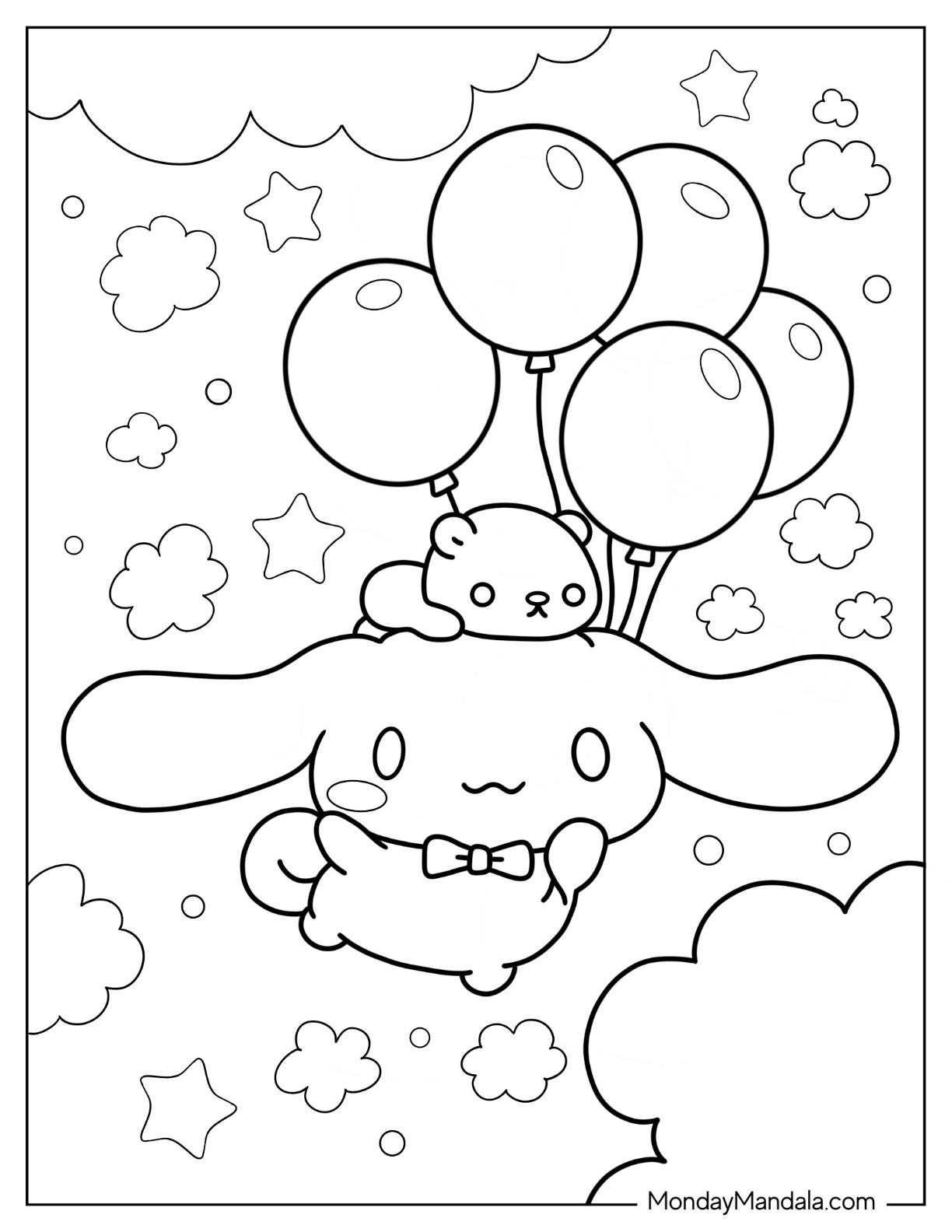 100+ Sanrio Coloring Page Ideas: Hello Kitty and Friends Fun 99