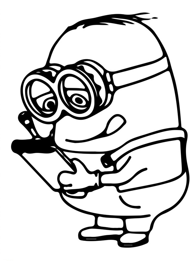 101+ Minion Coloring Pages 100