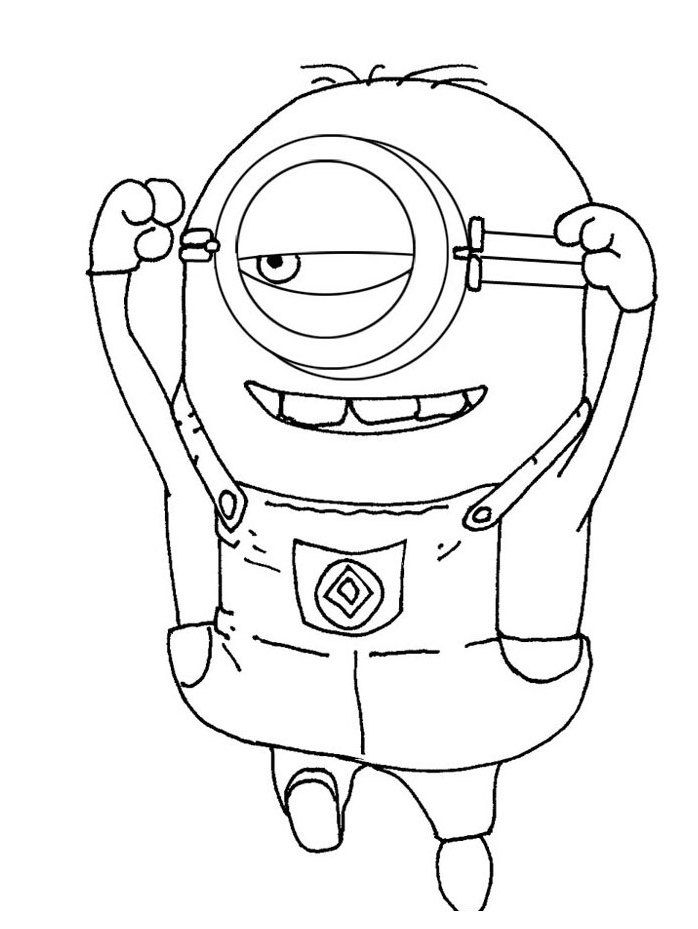 101+ Minion Coloring Pages 103