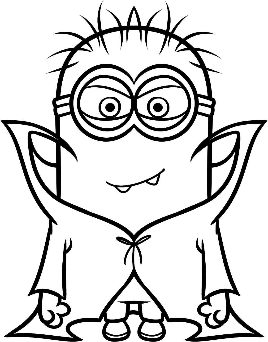 101+ Minion Coloring Pages 110