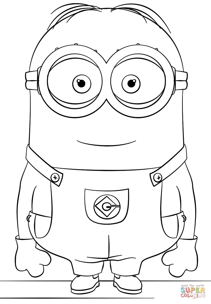 101+ Minion Coloring Pages 111