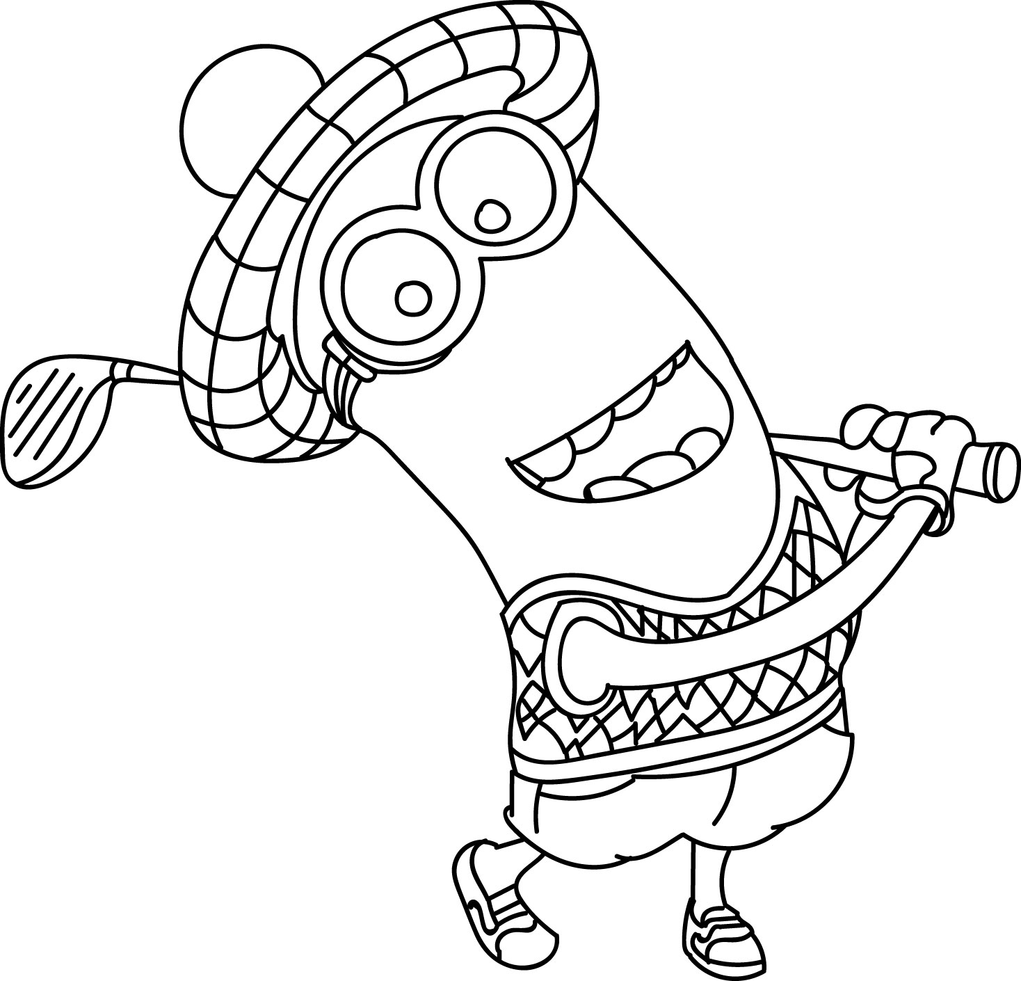 101+ Minion Coloring Pages 118