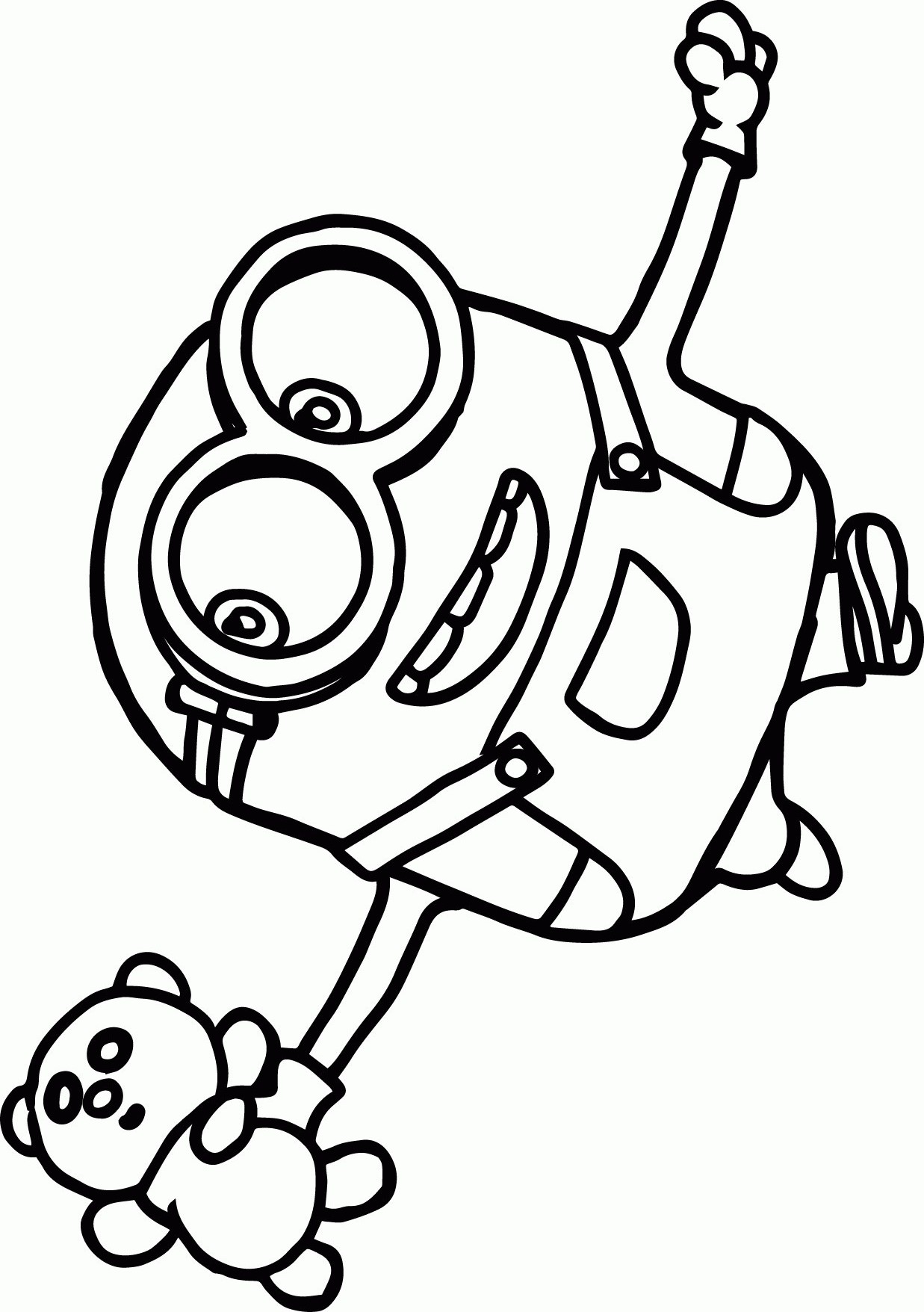 101+ Minion Coloring Pages 30