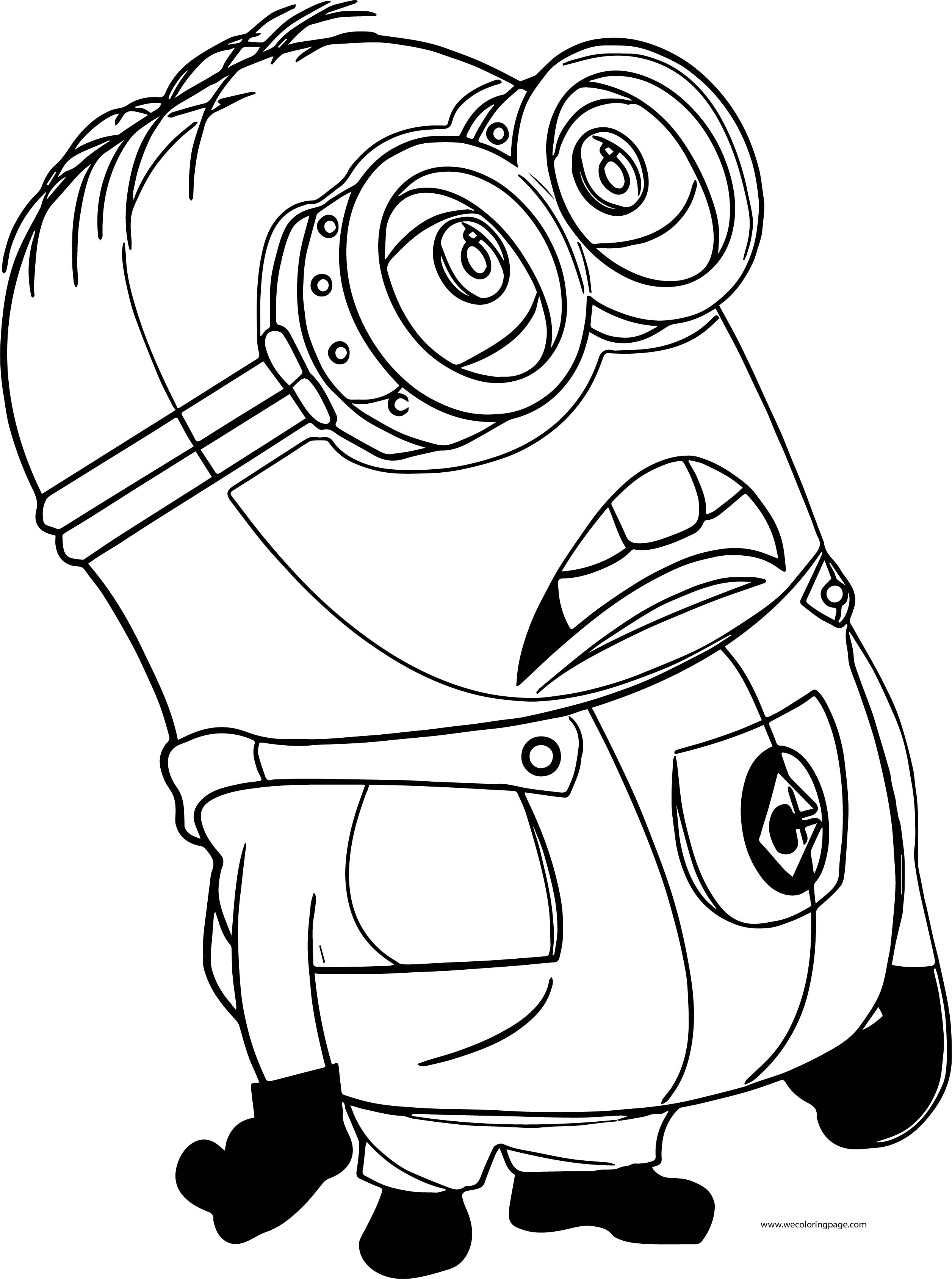 101+ Minion Coloring Pages 43