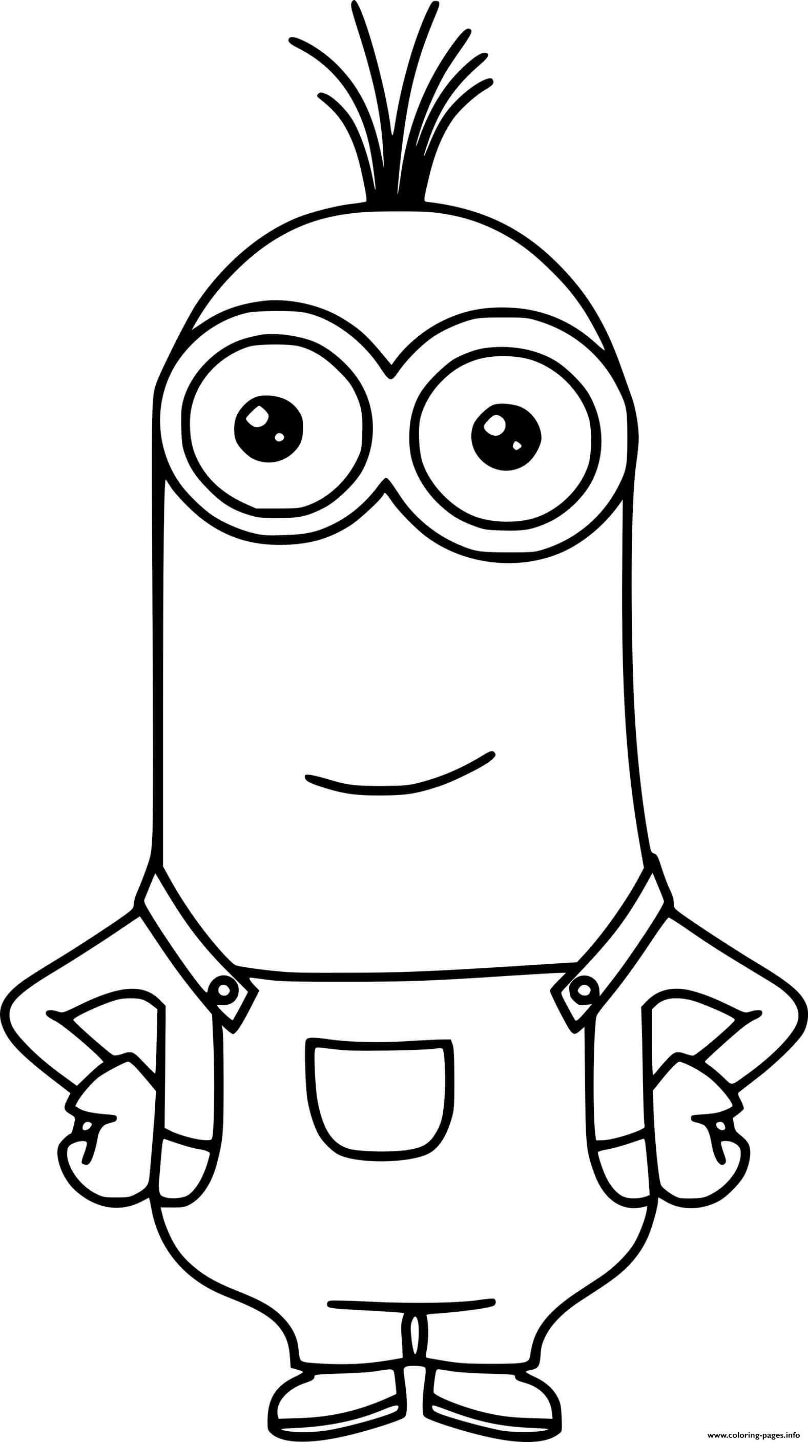 101+ Minion Coloring Pages 45