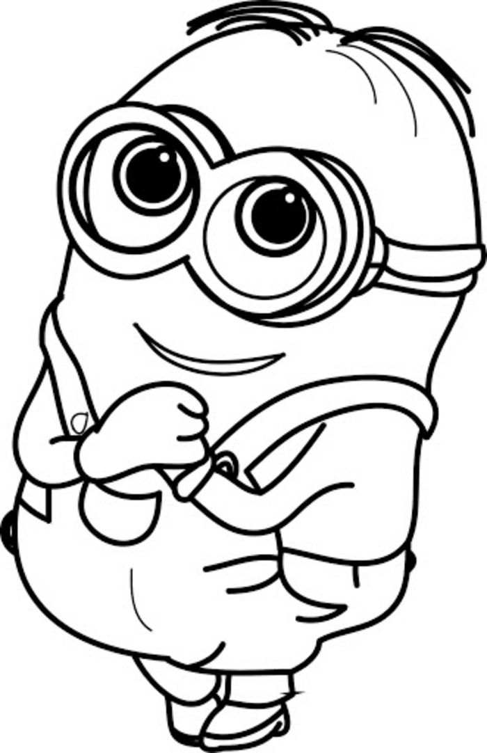 101+ Minion Coloring Pages 52