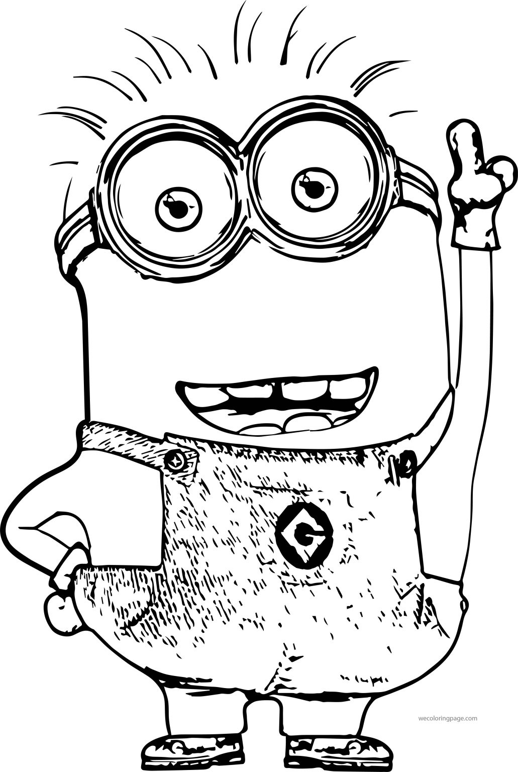 101+ Minion Coloring Pages 57