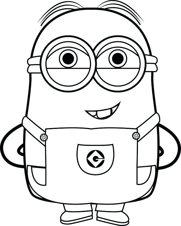 101+ Minion Coloring Pages 61