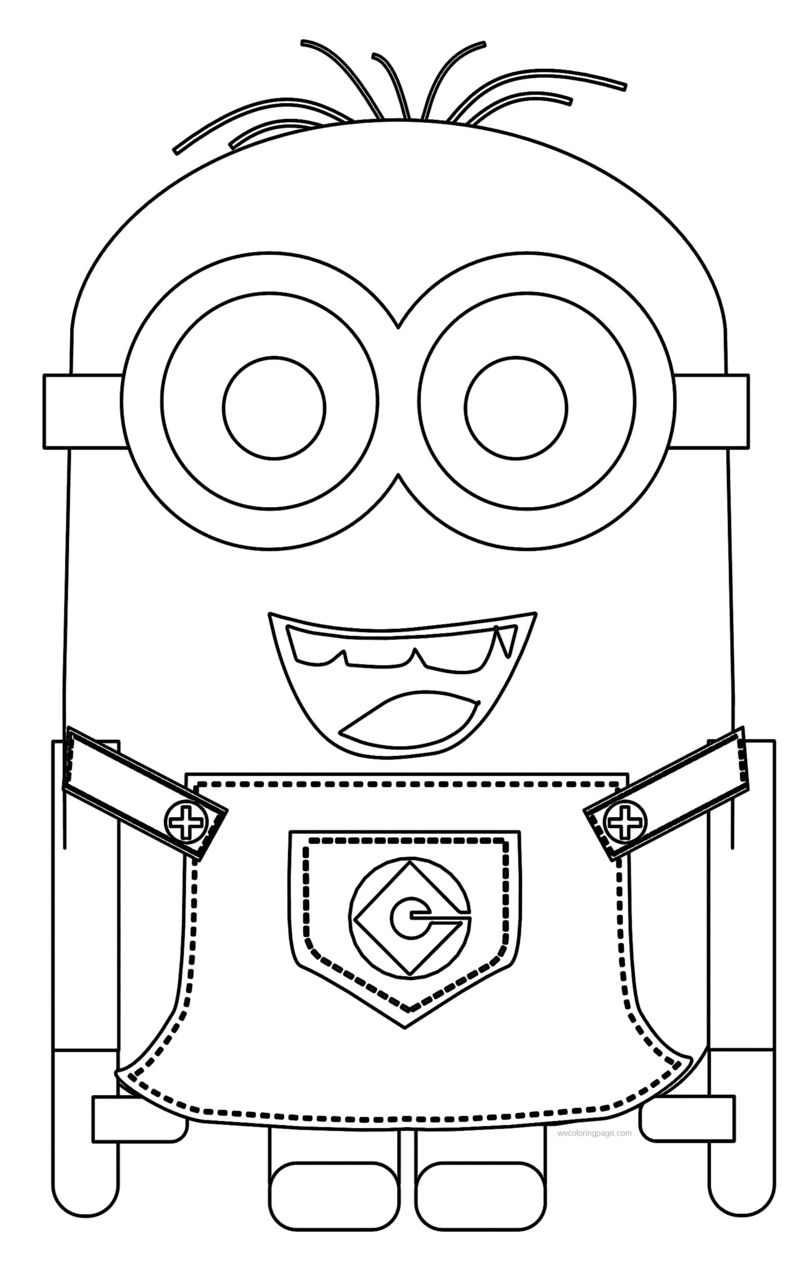 101+ Minion Coloring Pages 66