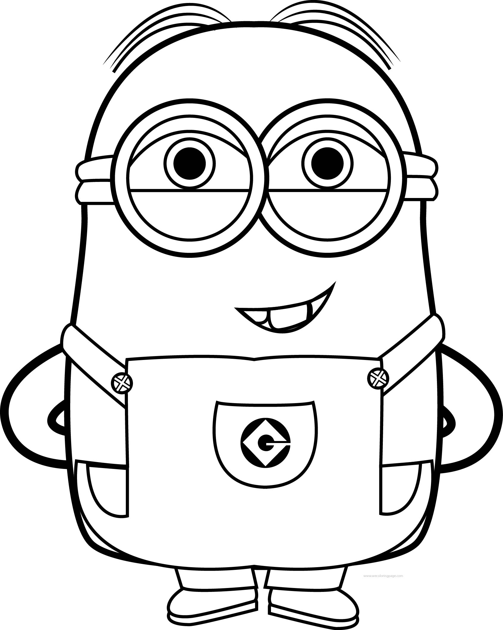 101+ Minion Coloring Pages 70