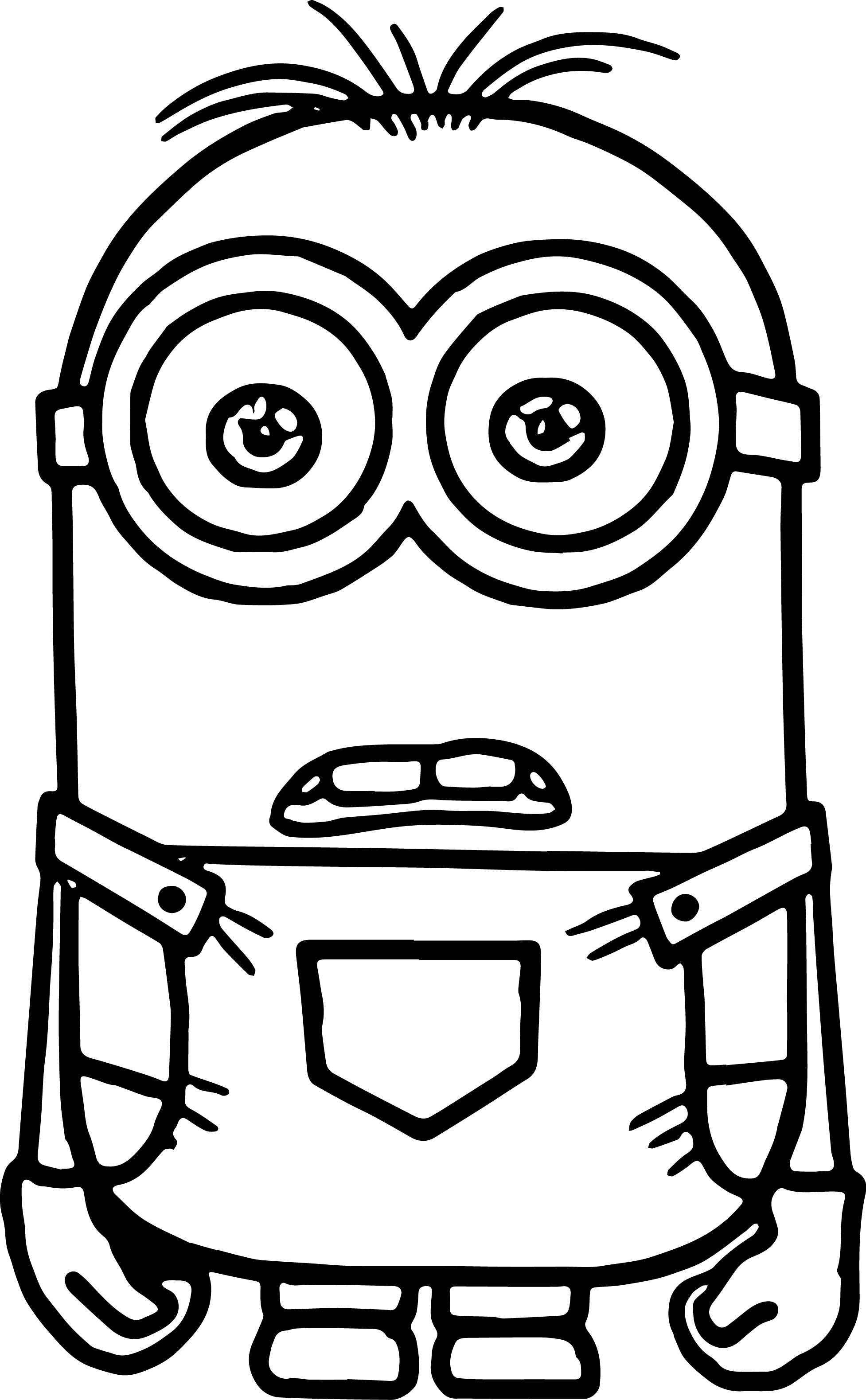 101+ Minion Coloring Pages 71