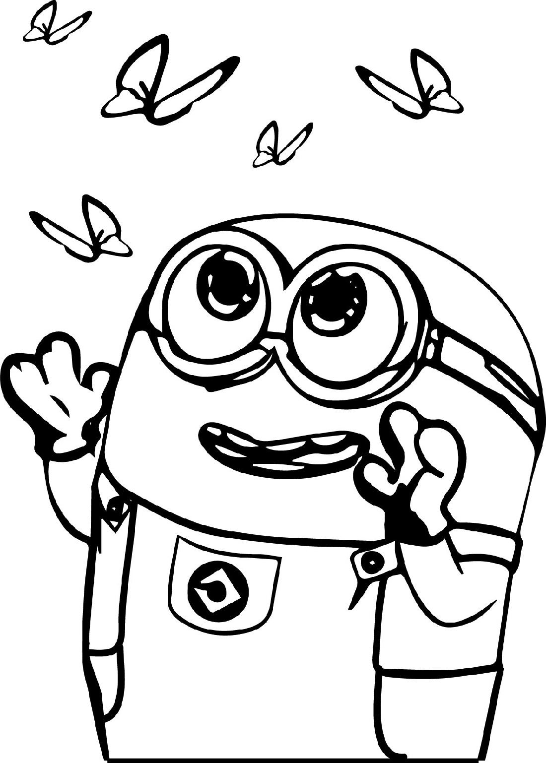 101+ Minion Coloring Pages 72