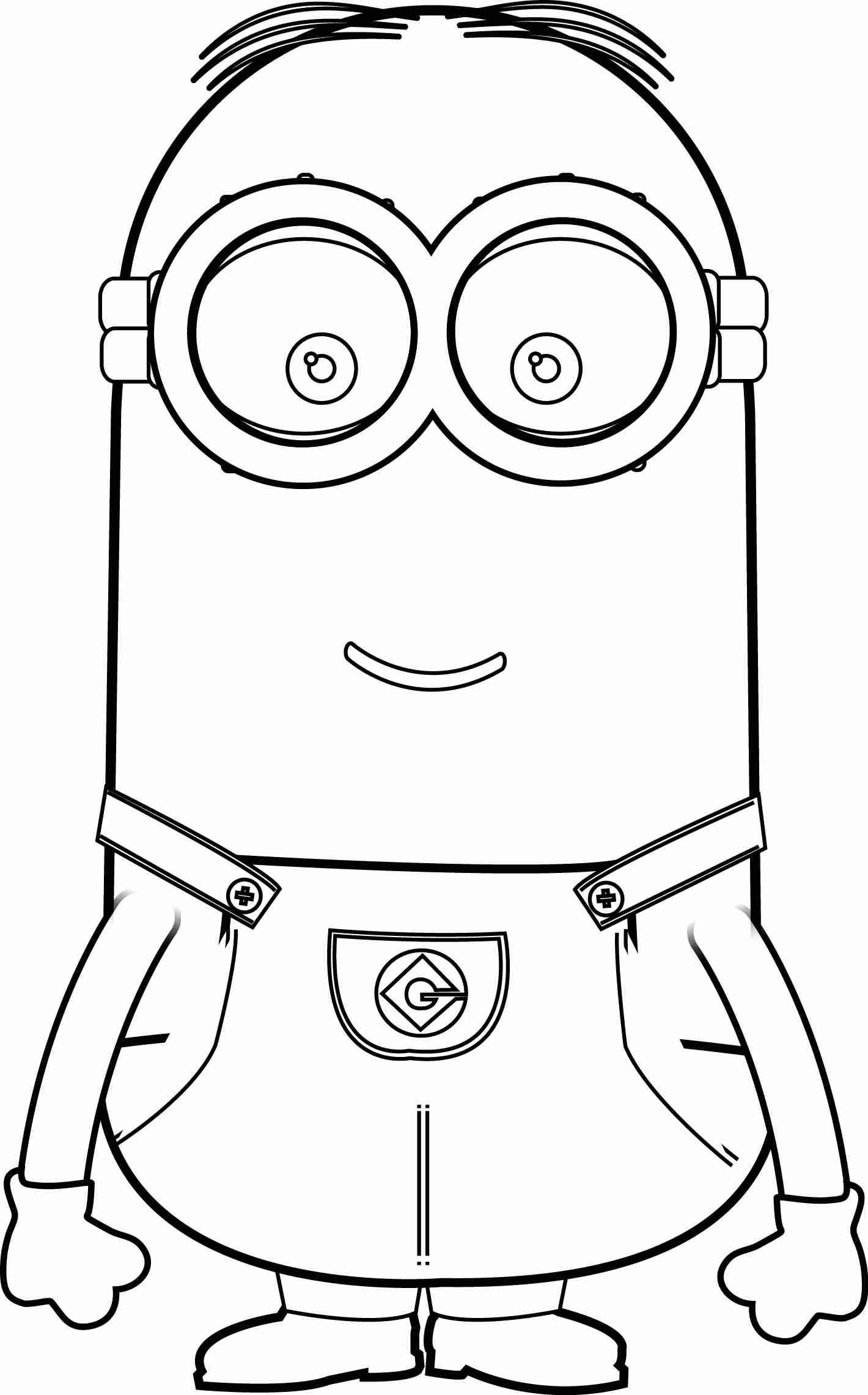 101+ Minion Coloring Pages 75