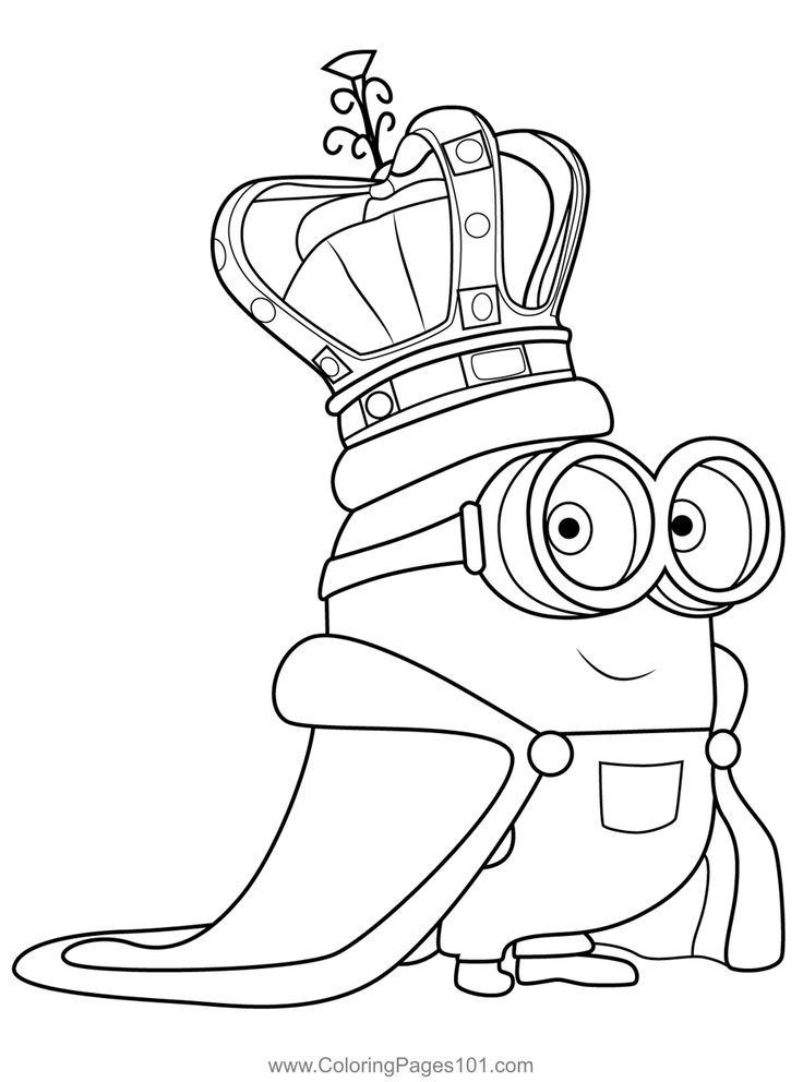 101+ Minion Coloring Pages 79