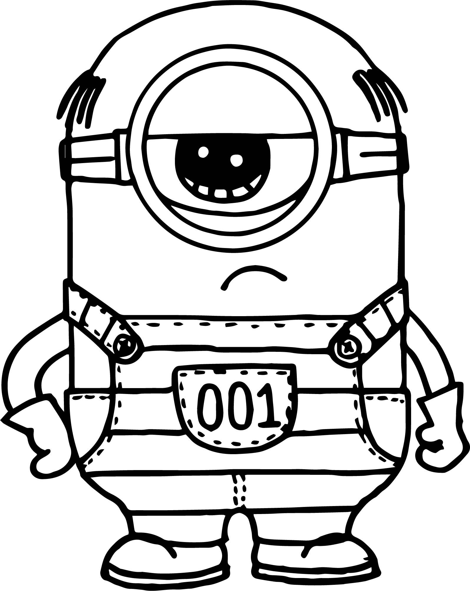 101+ Minion Coloring Pages 83