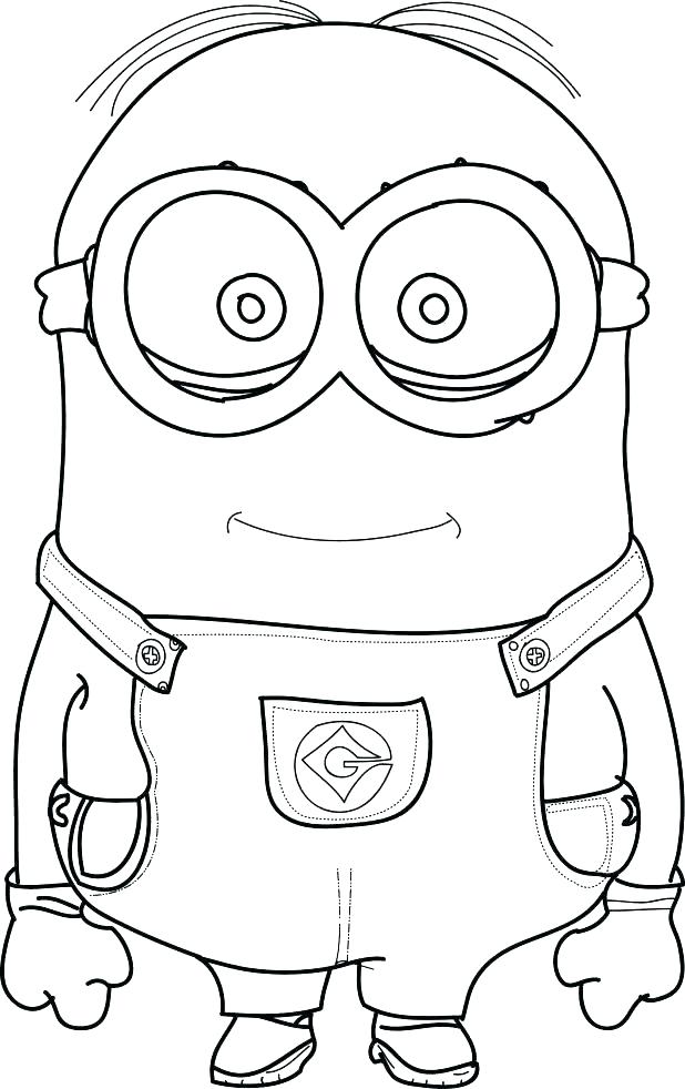 101+ Minion Coloring Pages 85