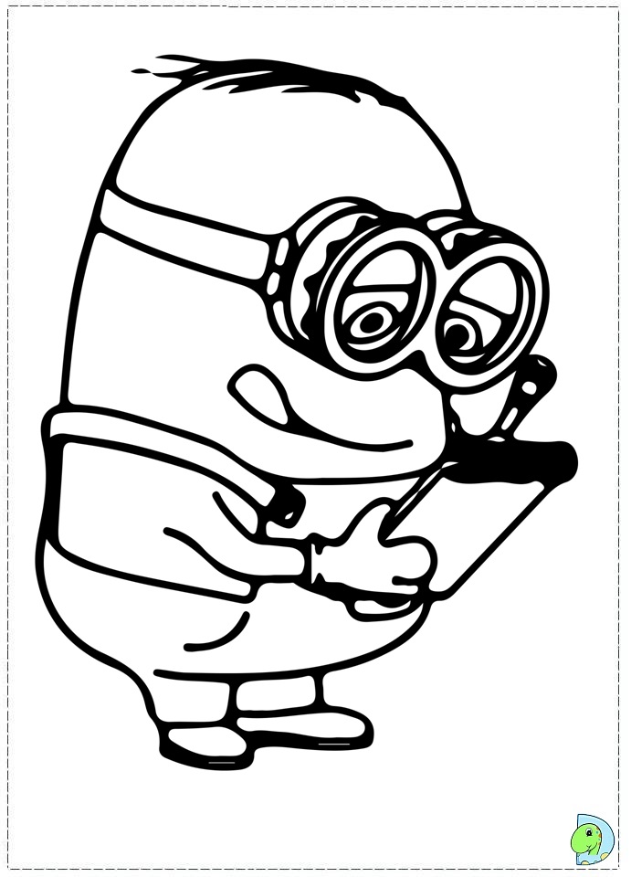 101+ Minion Coloring Pages 90