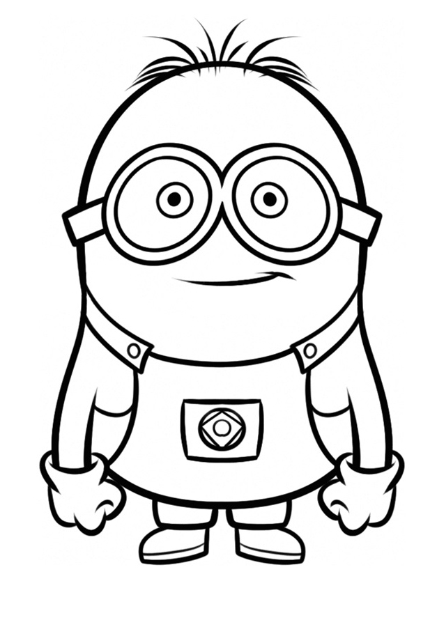 101+ Minion Coloring Pages 91