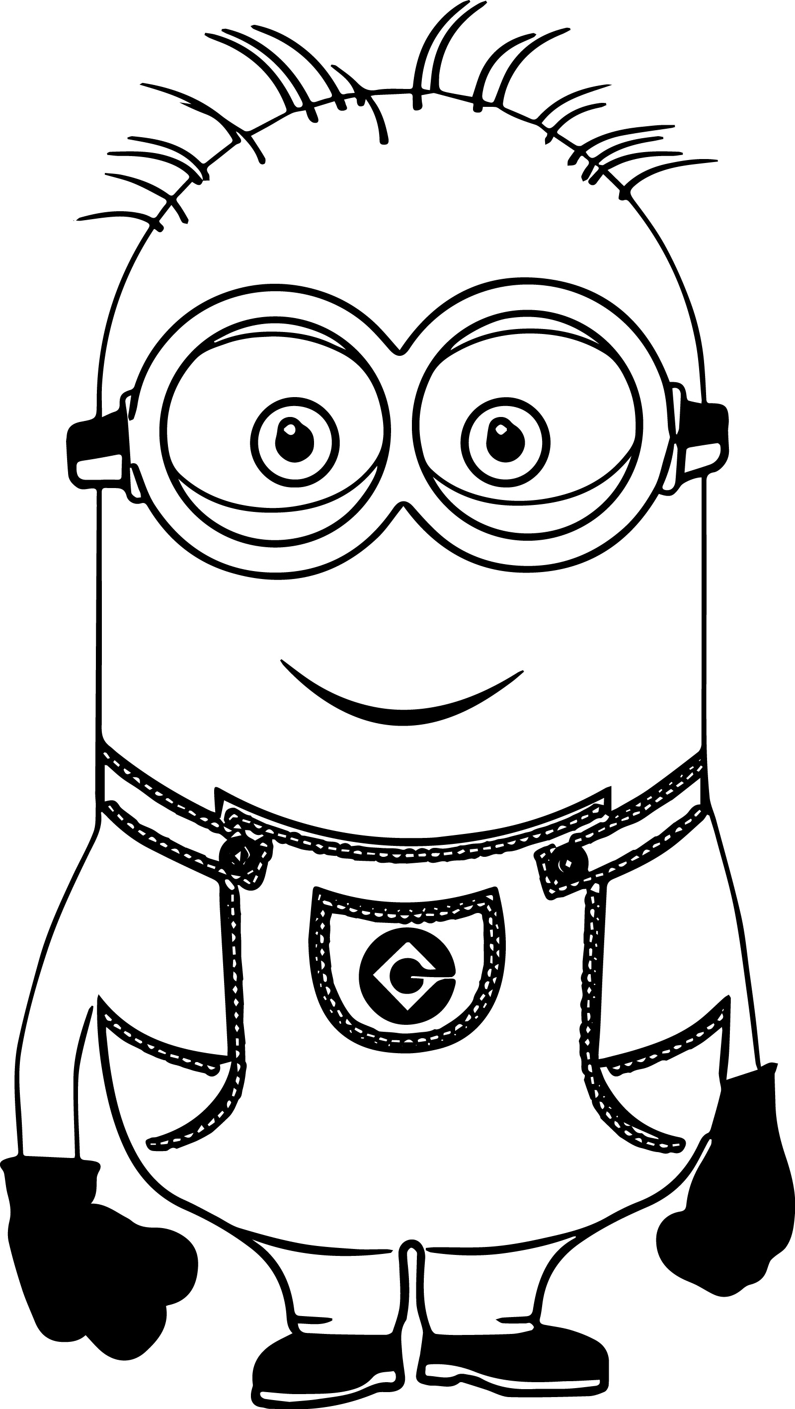 101+ Minion Coloring Pages 98