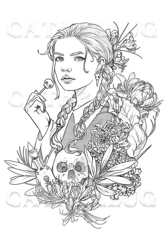 110+ Wednesday Coloring Pages 33