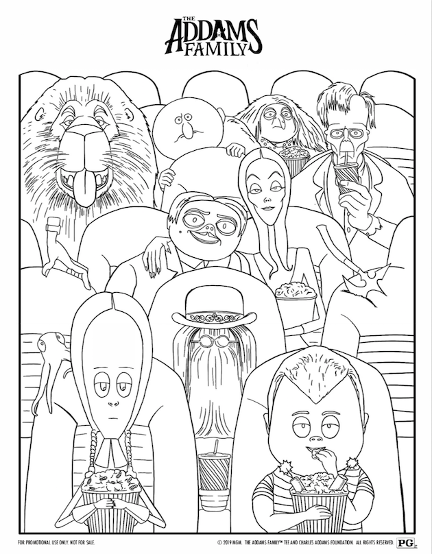 110+ Wednesday Coloring Pages 53