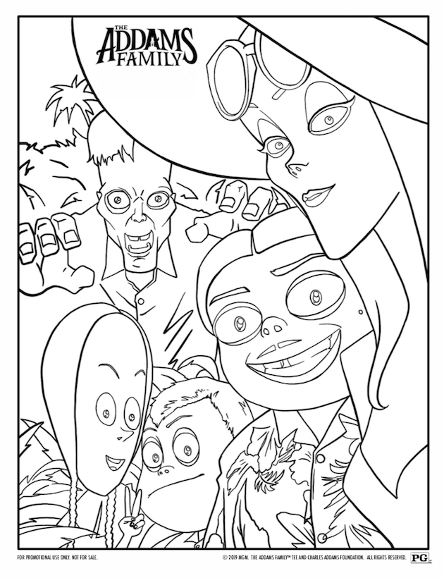 110+ Wednesday Coloring Pages 94