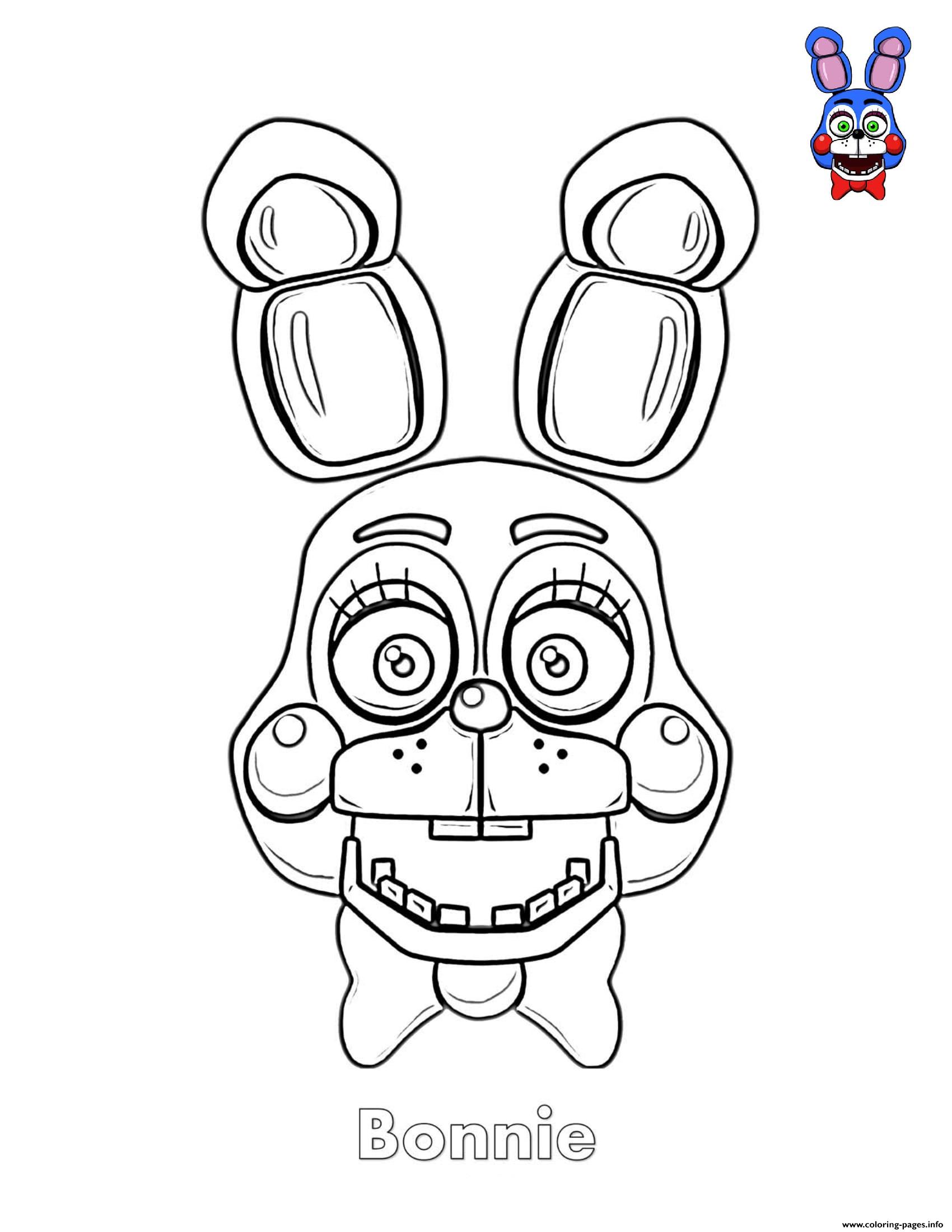 119+ FNAF Coloring Pages 10