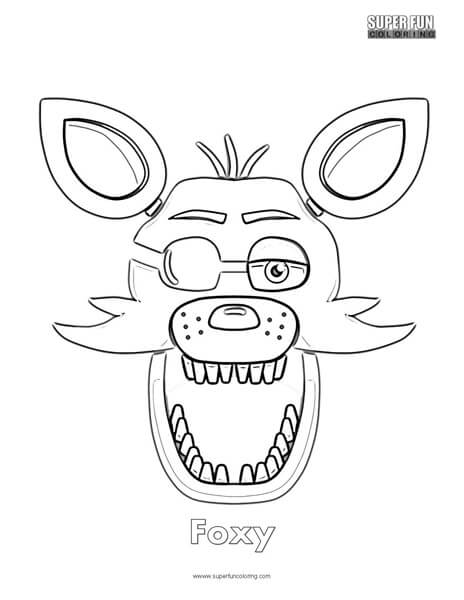 119+ FNAF Coloring Pages 112