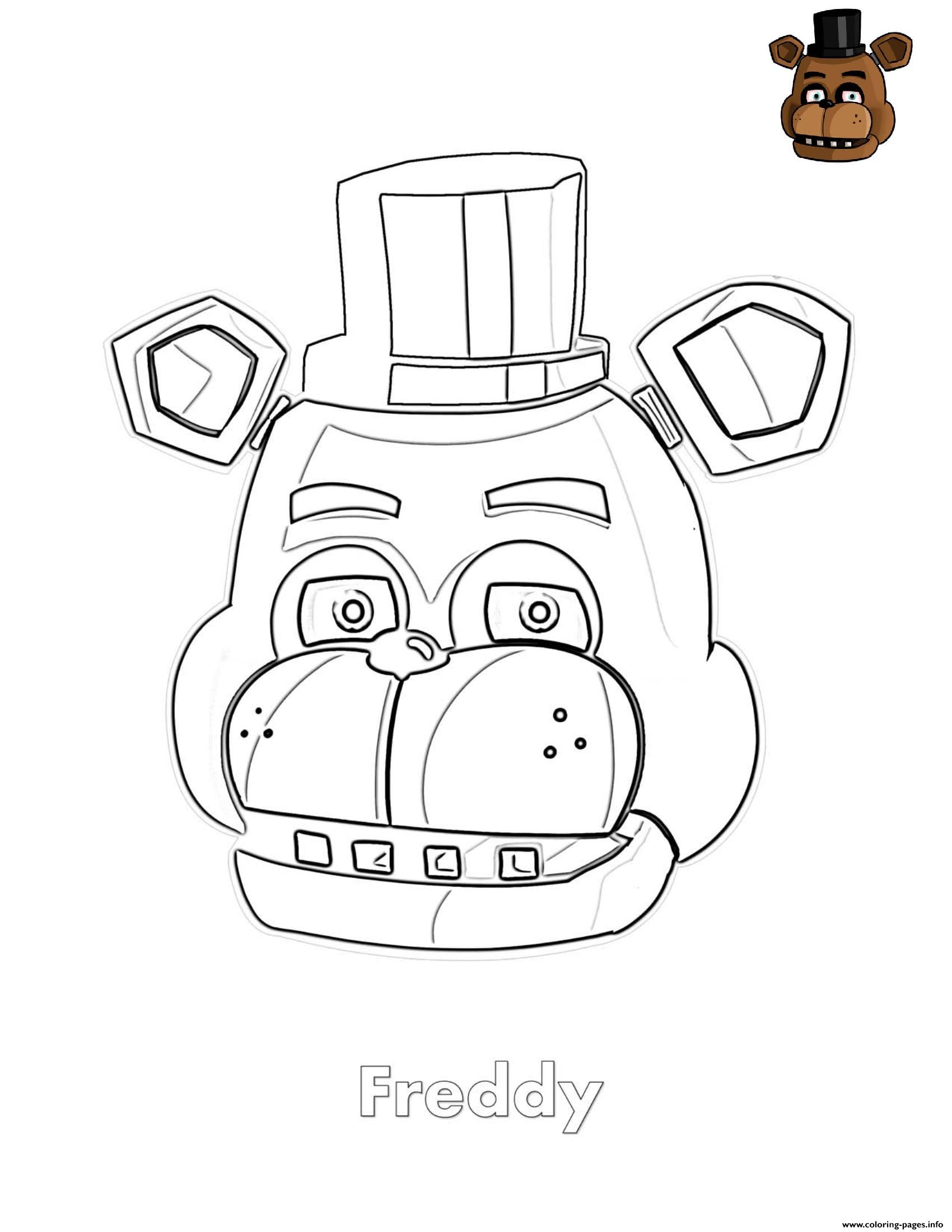 119+ FNAF Coloring Pages 14