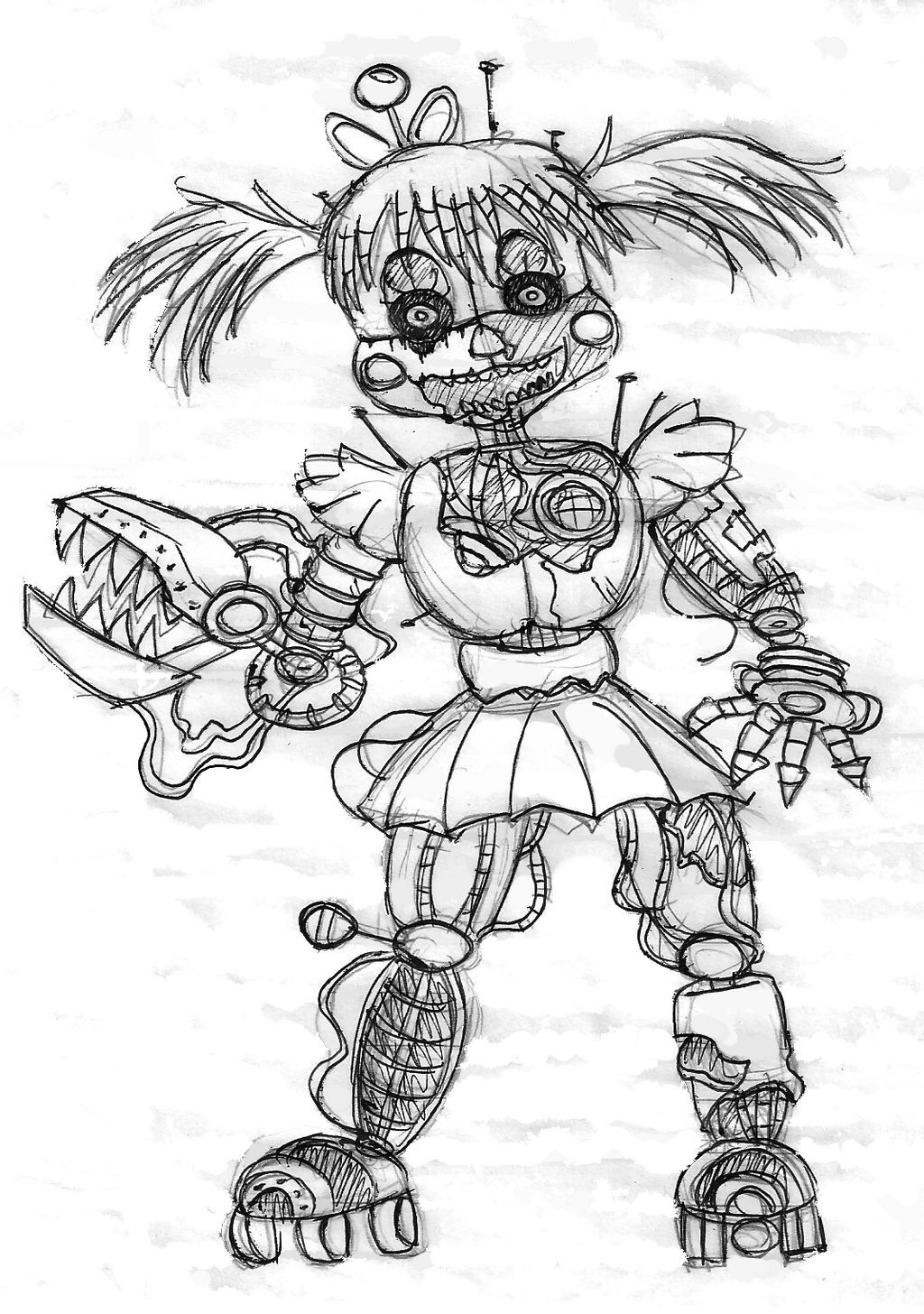 119+ FNAF Coloring Pages 22