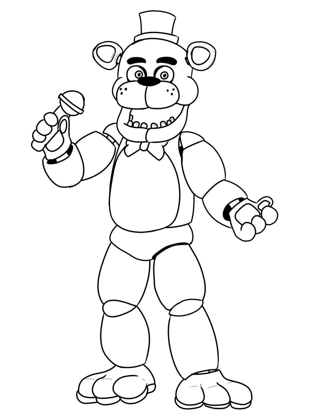 119+ FNAF Coloring Pages 23