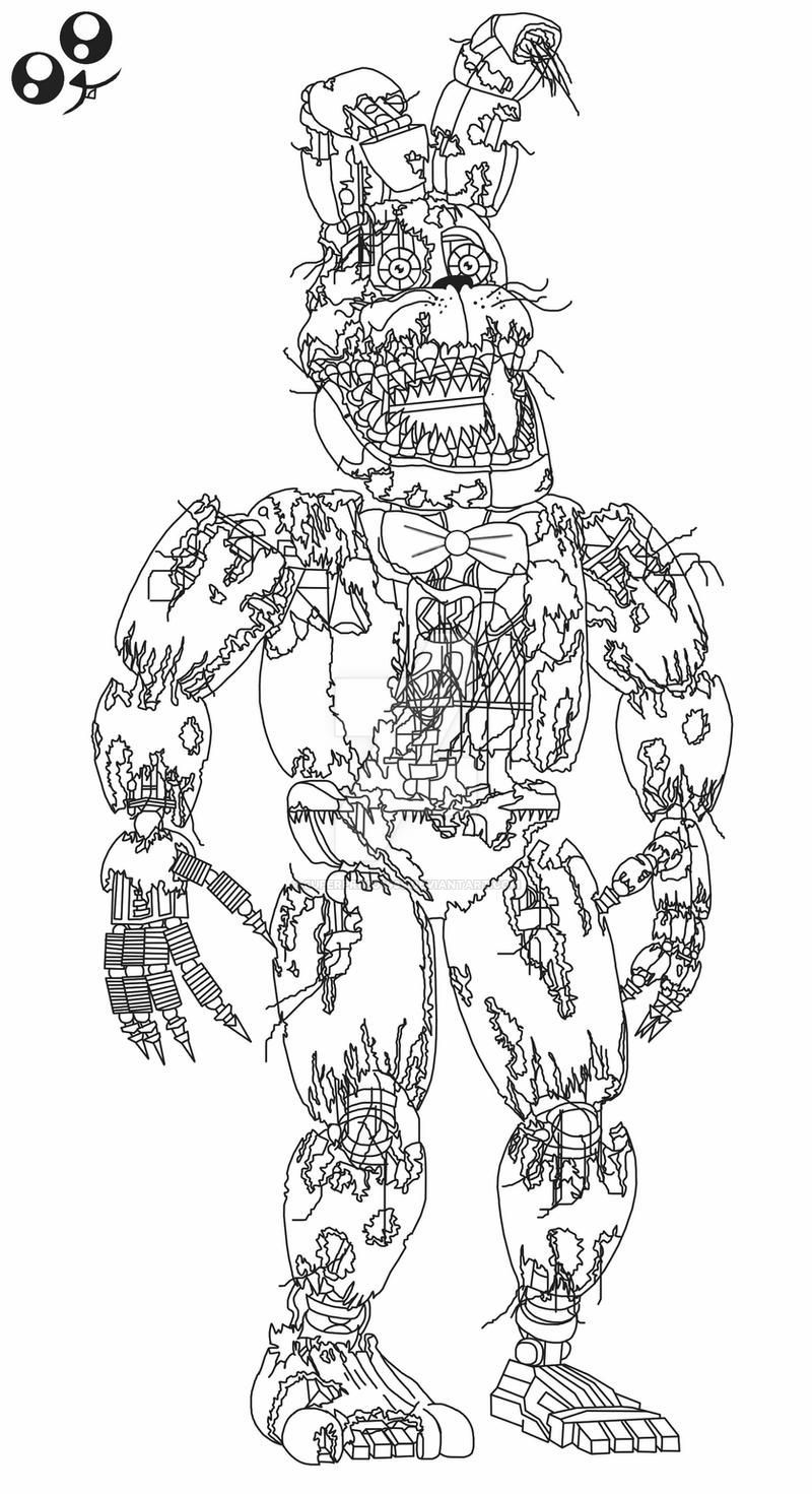 119+ FNAF Coloring Pages 26