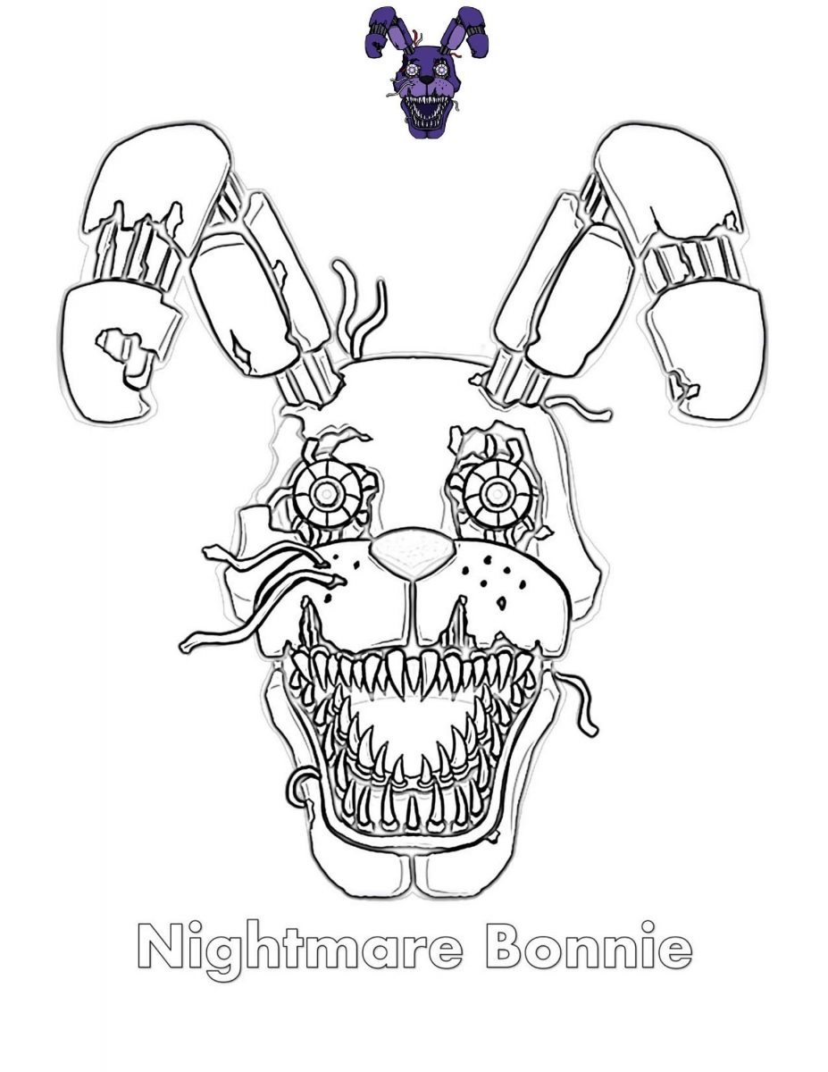 119+ FNAF Coloring Pages 27