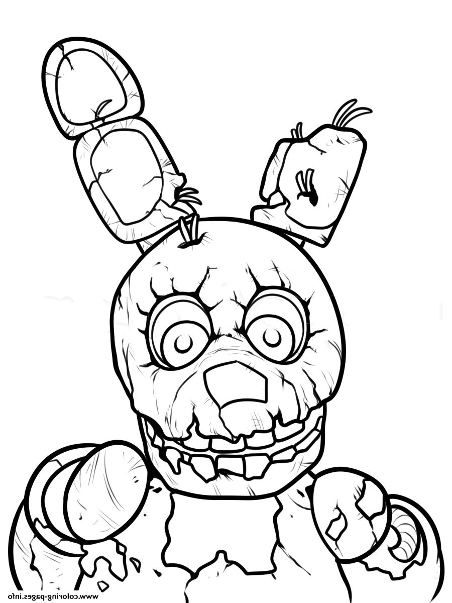 119+ FNAF Coloring Pages 28