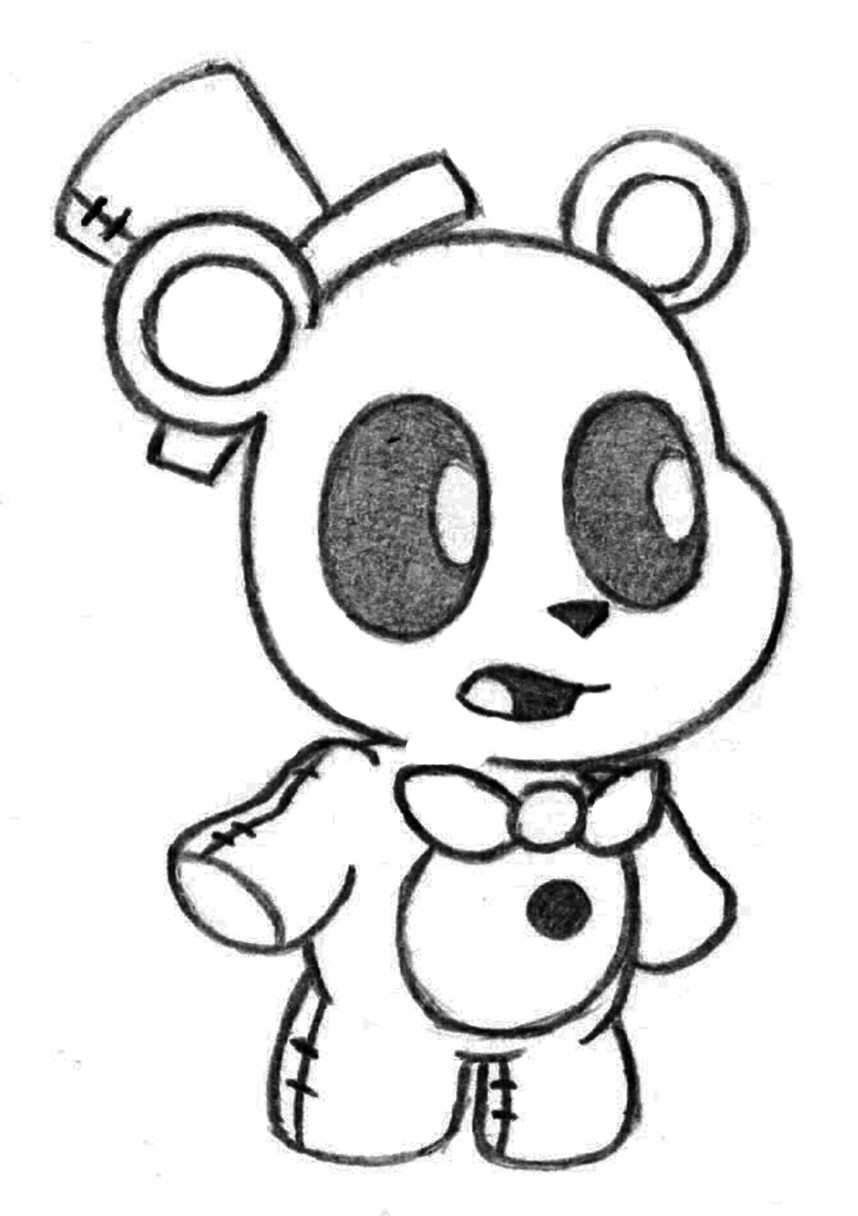 119+ FNAF Coloring Pages 31