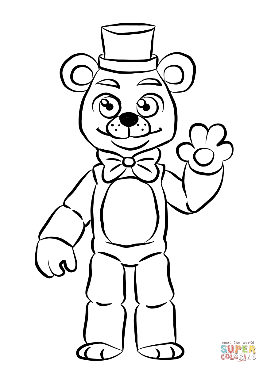 119+ FNAF Coloring Pages 32