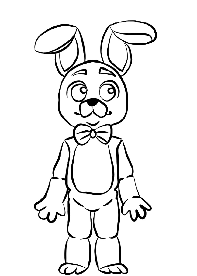 119+ FNAF Coloring Pages 42