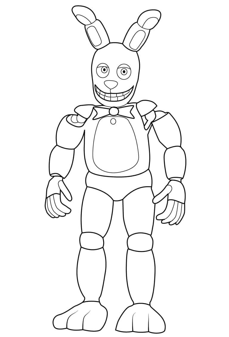 119+ FNAF Coloring Pages 43