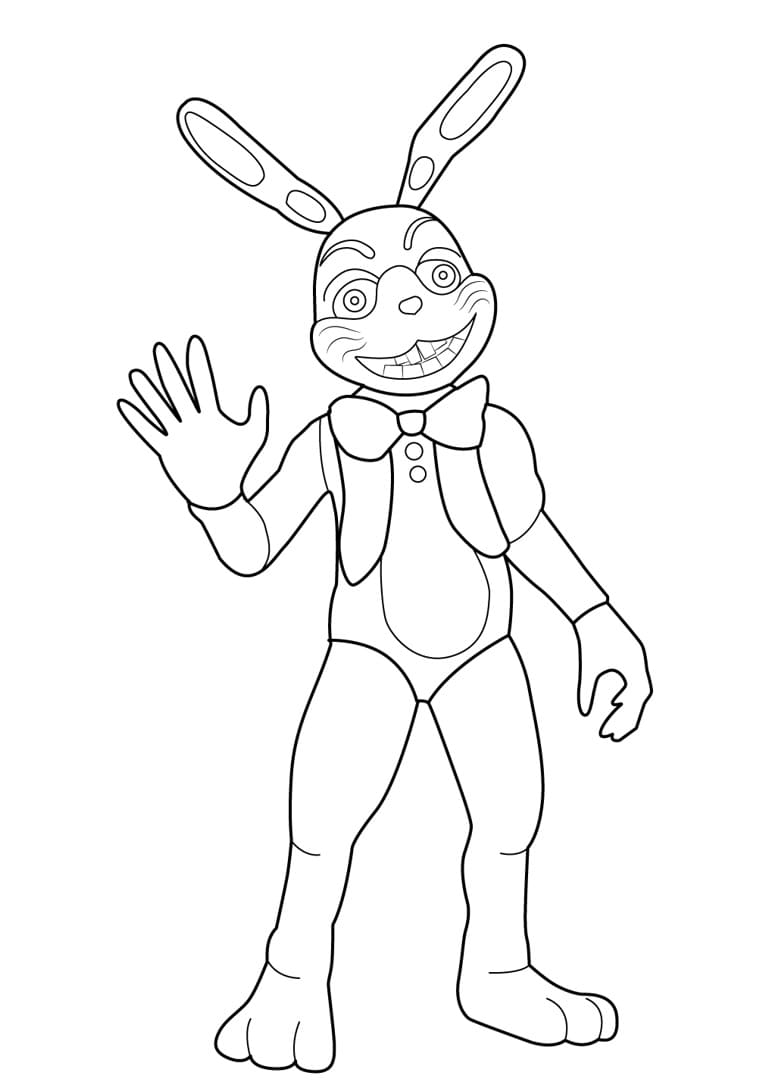 119+ FNAF Coloring Pages 45