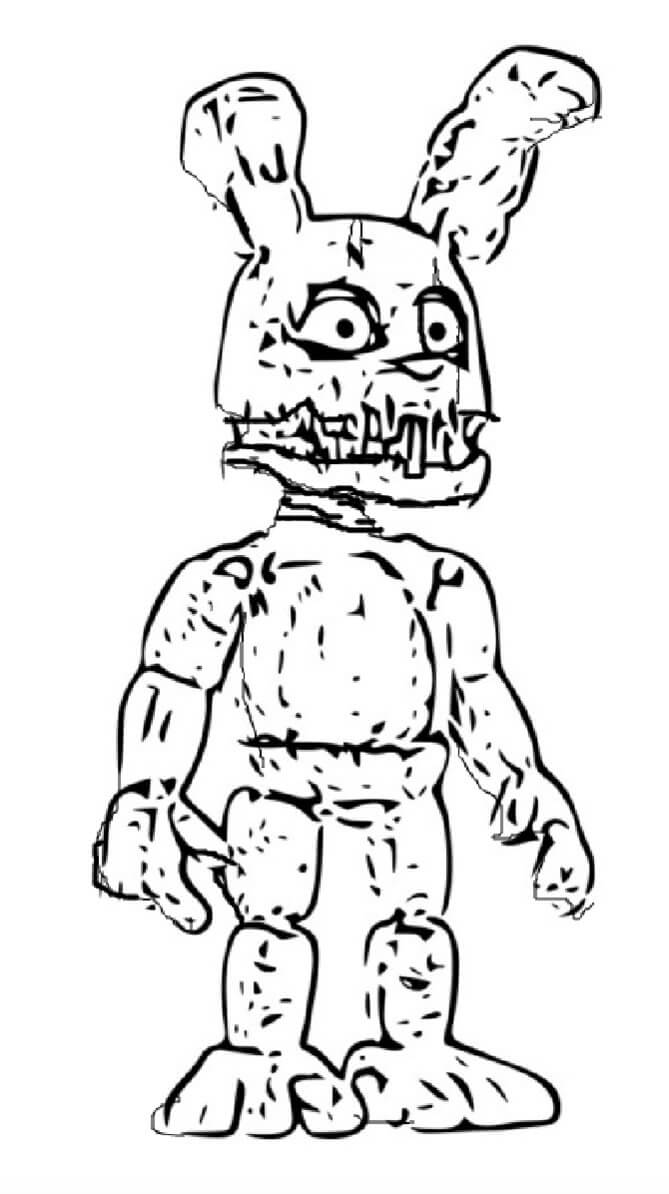 119+ FNAF Coloring Pages 51