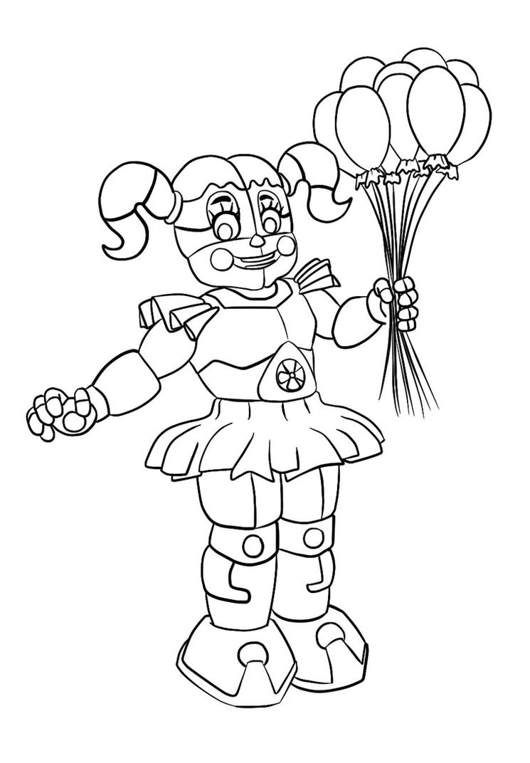 119+ FNAF Coloring Pages 52