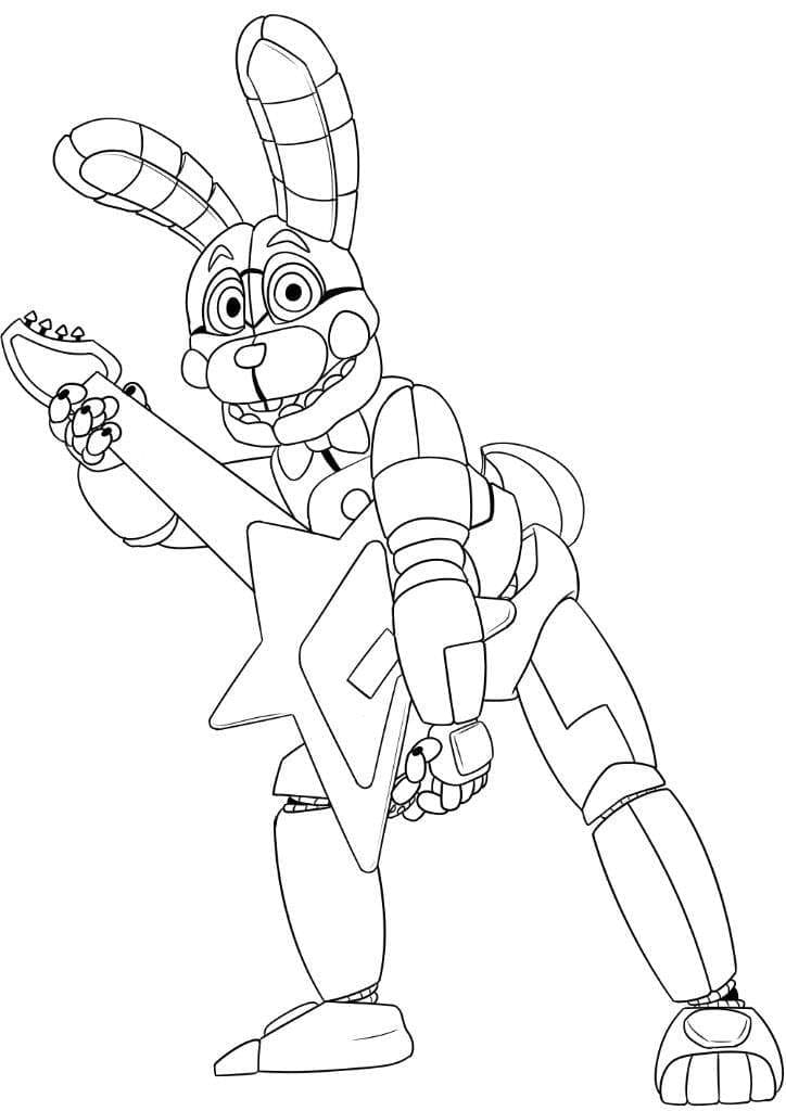 119+ FNAF Coloring Pages 68