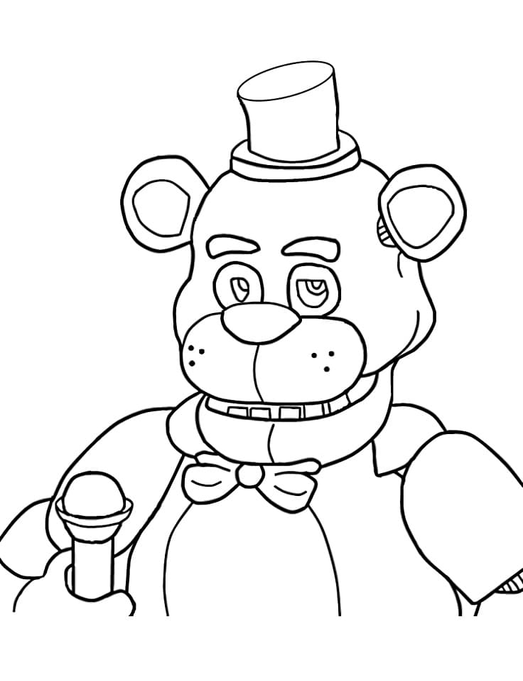 119+ FNAF Coloring Pages 71