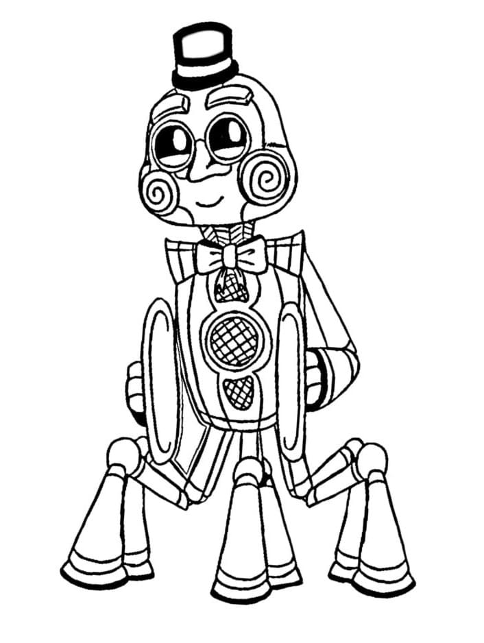 119+ FNAF Coloring Pages 77