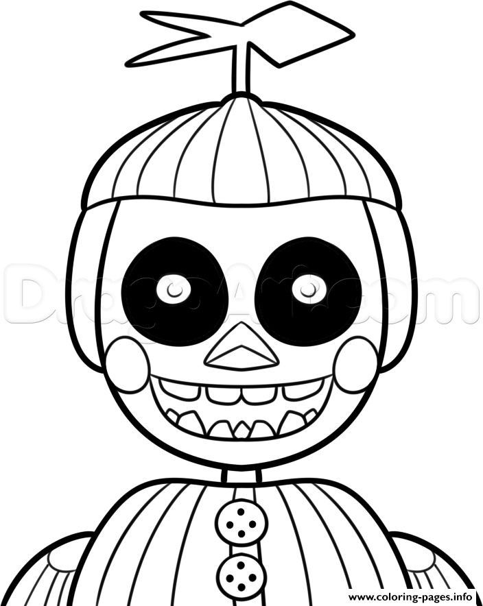 119+ FNAF Coloring Pages 78